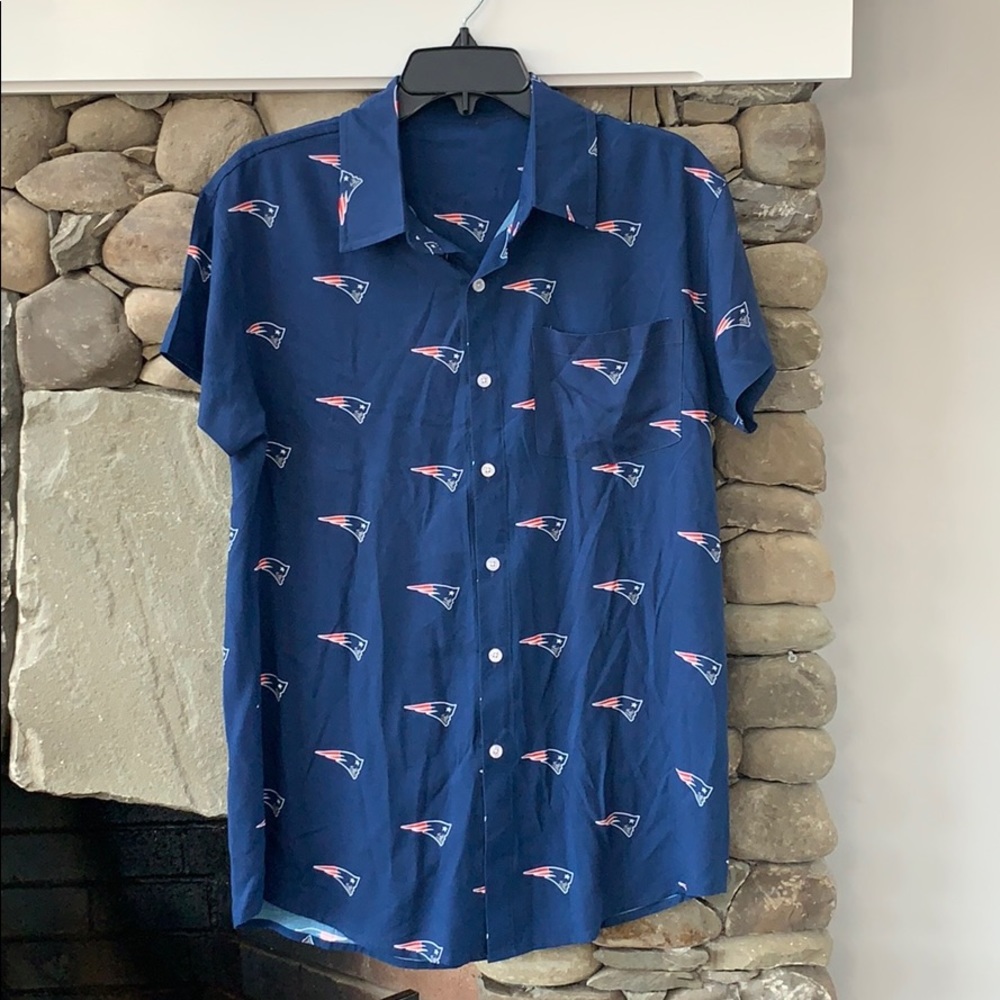 Patriots Logo Hawaiian shirt